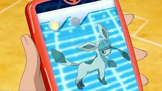 Pokemon Journeys Pokedex Data : Grapploct ,  Golurk , Glaceon