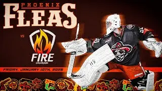 Phoenix Fleas vs Lakewood Fire | Pro Roller Hockey
