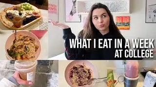 what I eat in a WEEK at college! {gluten free & healthy but also realistic}