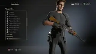 Uncharted 4: A Thief's End - All Weapon Skins / Camos / Paints