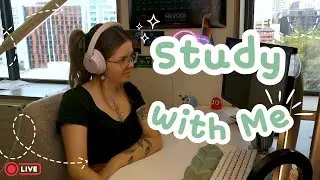 Live Study with Me 4 hours | Pomodoro 50/10 | Physics PhD with ADHD | rain/lofi