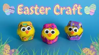 Easy Easter Crafts | Cute Easter Crafts | PomPom Chick Craft
