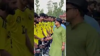 Ghulam Rasool Dehlvi with Kashmiri players| 'Play for Peace
