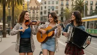 Flamenco, Accordion dan Violin | Bright, Warm and Joyful Instrumental Music