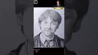 Harry Potter Character  Part - 3 | Ron Weasley \ Rupert Grint | suksoo's Art | #shorts