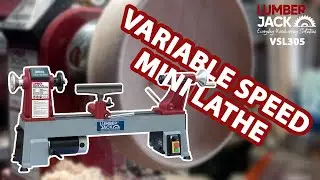 Мини-токарный станок Lumberjack VSL305 12 дюймов с регулируемой скоростью для обработки чугуна, обзор технических характеристик