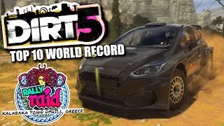 Dirt 5 (PC) - Top 10 WORLD RECORD -  Kalabaka Town Gameplay