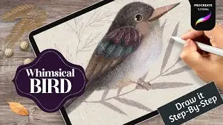 Twilight Tales Toolbox: Whimsical Bird Procreate Tutorial