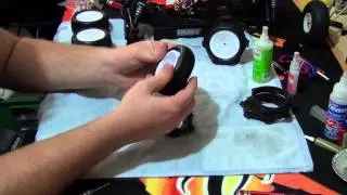 Team Associated B5M build series part 13. Tire gluing