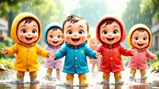 Cute Babies Playing in the Rain | Fun Rainy Day Moments ☔👶 baby video for kids 