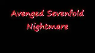 Avenged Sevenfold- Nightmare with lyrics