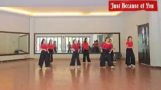Just Because of You - Line Dance, Choreo by Raymond Robinson (INA), Demo : Albatross Wednesday Class