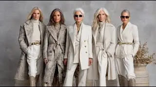 Ralph Lauren Fall/Winter 2025/2026 | Stone Neutral Runway Minimalist Style for Women Over 50