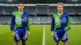 St&ouml;ger mit Austria Wien Rapid Trikot