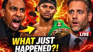 “Stephen A. Smith LOST It 😱 Shakur Stevenson SHOCKS Everyone LIVE!”