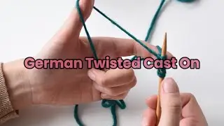 GERMAN TWISTED CAST ON - TUTORIAL | KOKONKI.PL
