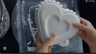 Soft white big heart 🤍
