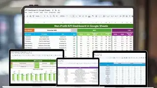 Non Profit KPI Dashboard in Google Sheets