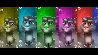 My Talking Tom Ginger Color Effect Funny Android ios Gameplay Trailer video