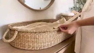 RAW Baby Changing Basket + LILY Diaper Caddy Organizer | 2023 NAPPA Award Winner