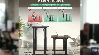 Review - JWX 4-Leg Standing Desk Frame with Dual Motors, Electric Height Adjustable Desk