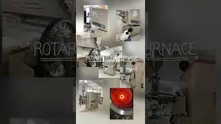 Rotary Vacuum Tube Furnace | Tube Furnace | 1200C Heating Furnace |   #vacuumfurnace #tubefurnace