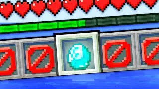 I BEAT Minecraft with 1 INVENTORY Slot