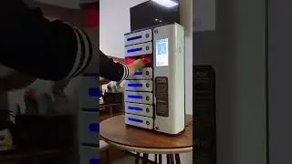 8 Lockers Charging Smart Phone Mount on Wall or Place on Table with UV & Touch Screen Pin Code Lock