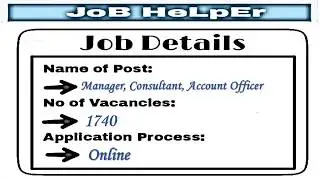 UPSRLM Recruitment 2018 (1740 Posts) /Latest Government Job ---- JoB HeLpEr