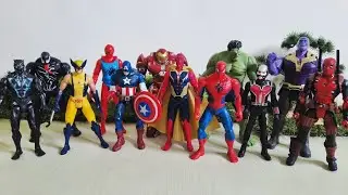 AVENGERS Super Hero Story Spiderman Hulk Capt America Ant Man Venom Vision Hulk Buster Review