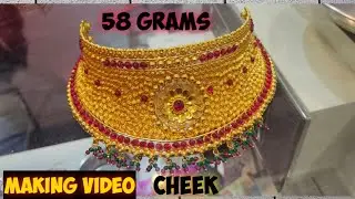 Gold temple chokar designs, How to make gold necklace, How is made gold chokar, jewellery world