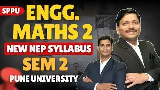 Engineering Maths 2 New Syllabus 🤔 According to NEP | 2024 Pattern | Pune University | Dinesh Sir