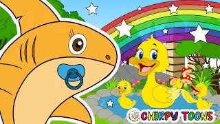 Baby Shark + Five Little Ducks - Nursery Rhymes & Kids Songs | Five Little Ducks Poem