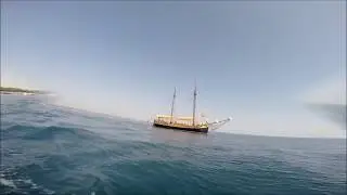Classic sailing on sailing ship Larus 1930