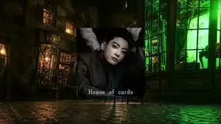 BTS -  House of cards instrumental (slowed and reverb)|| Dark street
