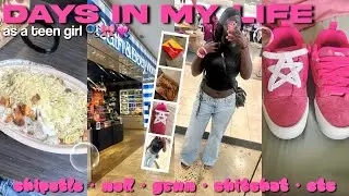 DAYS IN MY LIFE AS A TEEN GIRL 🎀🫧💘 chipotle • mall • grwm • ootd • etc