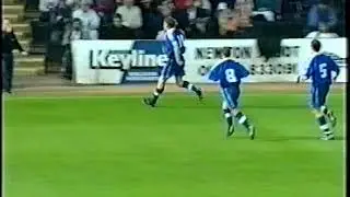 Tony Lormor with a cracking goal at Exeter in October 1998