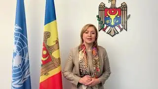 Oxana Domenti, Moldova, reading article 22 of the UDHR in Romanian