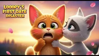 Loopy&rsquo;s First Date Disaster 😹💖#LoopyCatFamily#PixarStyle#CatAnimation#CuteCats#FunnyCats#CatRomance#