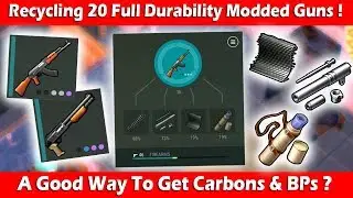 Recycling 20 New Full Durability Modded Guns (1.11.11) ! Last Day On Earth Survival