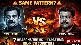 The Same Pattern? 7 Reasons the US Targets Oil-Rich Countries, From Saddam to Maduro