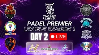 Day 2 | Court 2 | Tyrant Padel Premier League Season 1 2026 | Morning Session
