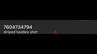 Shirt code