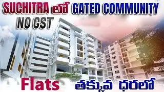 Gated Community Flats for sale in Suchitra | Kompally | Quthbullapur