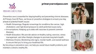 Primary Care El Paso   Family Medicine and Preventive Care for Better Health