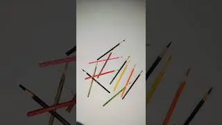 miniature colour pencil / toothpick colour pencil / toothpick craft #miniature #colourpencil #shorts
