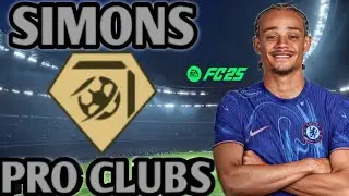 EAFC 25 THE BEST XAVI SIMONS MAX RAITING PLAYER BUILD PRO CLUBS