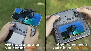 5.9'' Screen Remote GPS Drone - 360&deg; Obstacle Avoidance, 2 Batteries