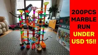 Massive 200pcs Marble Run Unboxing!