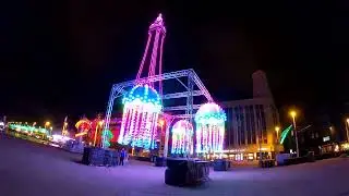 Blackpool Lightpool Festival 2025 Scenes / Timelapses (Flashing Lights Warning)